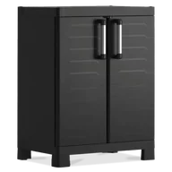 Skrzynie ogrodowe - KETER Szafa Detroit Low czarna 963510) - miniaturka - grafika 1