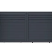 Bramy garażowe - Aluminiowa brama przesuwna 3,5 m CASANOOV CARPATIA 350C160 - miniaturka - grafika 1