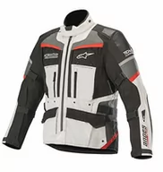 Odzież motocyklowa - Kurtki motocyklowe Alpinestars Andes Pro Drystar kurtka kompatybilna z technologią air jasnoszara czarna ciemnoszary czerwony, szary/czarny/czerwony, 4XL - miniaturka - grafika 1
