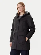 Kurtki damskie - Tommy Hilfiger Parka WW0WW46533 Czarny Relaxed Fit - miniaturka - grafika 1