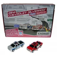 Samochody i pojazdy dla dzieci - Hipo Chevrolet Silverado Policja Straż p12 KT5385DPR - miniaturka - grafika 1