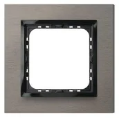 Klawisze i ramki - Ospel Impresja szczotkowana satyna ramka R-1YAC/63/25 R-1YAC/63/25 - miniaturka - grafika 1