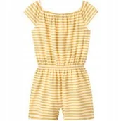 Kombinezony dla dzieci - Name It Kombinezon Dziecięcy Pomarańczowy W Paski 152 Jgd - miniaturka - grafika 1