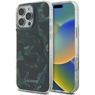 Etui i futerały do telefonów - Etui LACOSTE IML Painting MagSafe do Apple iPhone 16 Pro Max Czarny - miniaturka - grafika 1