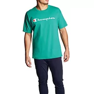 Koszulki męskie - Champion Klasyczna bluza męska, koszulka graficzna, Kelly Green, S, zielony (Kelly green), S, Zielony (Kelly Green), S - miniaturka - grafika 1