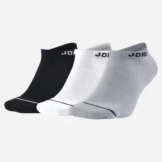 Skarpetki męskie - Zestaw męskich skarpet bawełnianych Nike Jordan Brand Jumpman No-Show 3-Pack "Multicolor" SX5546-018 XL 3 par Wielobarwny (883419009433) - grafika 1