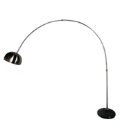 Lampy stojące - Lumina Deco AZURRO B1 lampa podłogowa satynowa na wysięgniku z granitową podstawą E27 - miniaturka - grafika 1