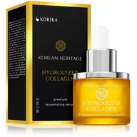 Serum do twarzy - KORIKA Korean Heritage Hydrolyzed Collagen Premium Rejuvenating Serum odmładzające serum do twarzy z hydrolizowanym kolagenem Rejuvenating Face Serum 30 ml - miniaturka - grafika 1