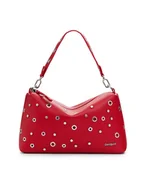 Torebki damskie - Desigual Torebka 25SAXPAN Czerwony - miniaturka - grafika 1