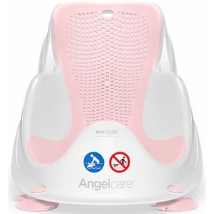 Abakus Baby Leżaczek do kąpieli Fit różowy - ANGELCARE - Inne akcesoria do pielęgnacji dzieci - miniaturka - grafika 1