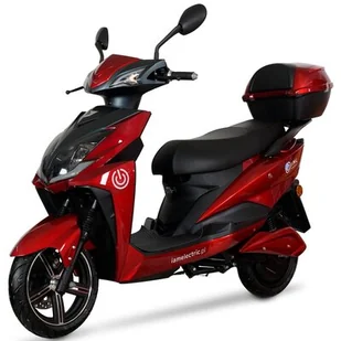 Skuter elektryczny IML Opai Double 100km 12" Czerwony - Skutery - miniaturka - grafika 1