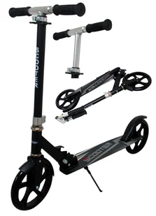 Duża Hulajnoga H5 CZARNA Składana R-Sport koła 200 mm do 100 kg - Hulajnogi - miniaturka - grafika 1