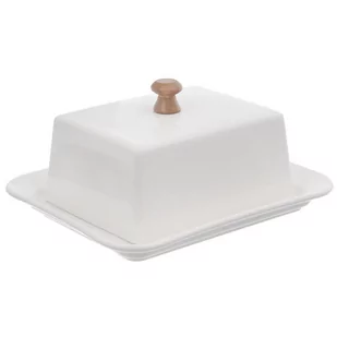Orion Maselniczka porcelanowa, biała, z pokrywką, maselnica, pojemnik na masło 127143 - Inne naczynia kuchenne - miniaturka - grafika 1