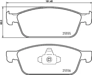 Klocki hamulcowe - komplet HELLA 8DB 355 025-511  w 24 h. Do 100 dni na zwrot. 100 tys. Klientów. - Klocki hamulcowe - miniaturka - grafika 1