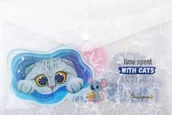 Teczki i skoroszyty - Teczka A4+ plastikowa z klipsem Kotek P0138 - Fresh - miniaturka - grafika 1