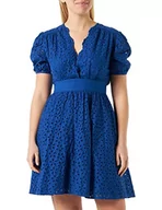 Sukienki - Pinko Damska bawełniana sukienka Aureo z haftem śpiewanym, G00_blue Web Surfing, 70 - miniaturka - grafika 1