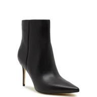 Botki damskie - Guess Skórzane botki na szpilce - miniaturka - grafika 1