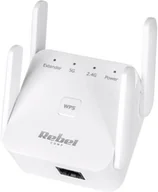 Wzmacniacze sygnału wifi - Repeater - wzmacniacz sieci bezprzewodowej 2.4+5 GHz Rebel KOM1032 - miniaturka - grafika 1