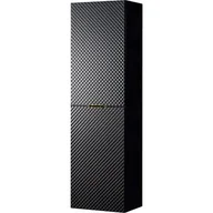 Szafki łazienkowe - Regał łazienkowy wiszący szklane fronty złoty uchwyt Glow Gante - miniaturka - grafika 1