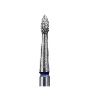Staleks Frez Diamentowy Oliwka Ostra Niebieska 1,8/4mm - Frezarki do paznokci - miniaturka - grafika 1