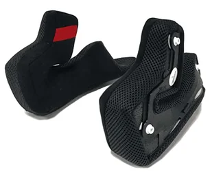 SP. Wyściółka policzkowa CLIMA COMFORT.M.BLACK-RED. NCOM.N87 - Kaski motocyklowe - miniaturka - grafika 1