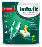 Środki do zmywarek - Ludwik all in one tabletki 8 sztuk Lemon - miniaturka - grafika 1