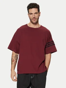 adidas T-Shirt Neuclassics JC9934 Czerwony Regular Fit - Koszulki męskie - miniaturka - grafika 1