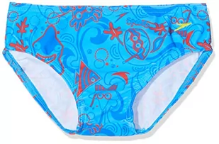 Speedo chłopięcy kostium kąpielowy z motywem morskim Blue/Red 5 Years - Kąpielówki dla chłopców - miniaturka - grafika 1