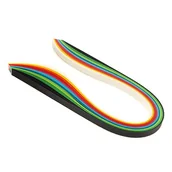 Scrapbooking - Paski do quillingu - 3 mm 100 sztuk - mix I - miniaturka - grafika 1