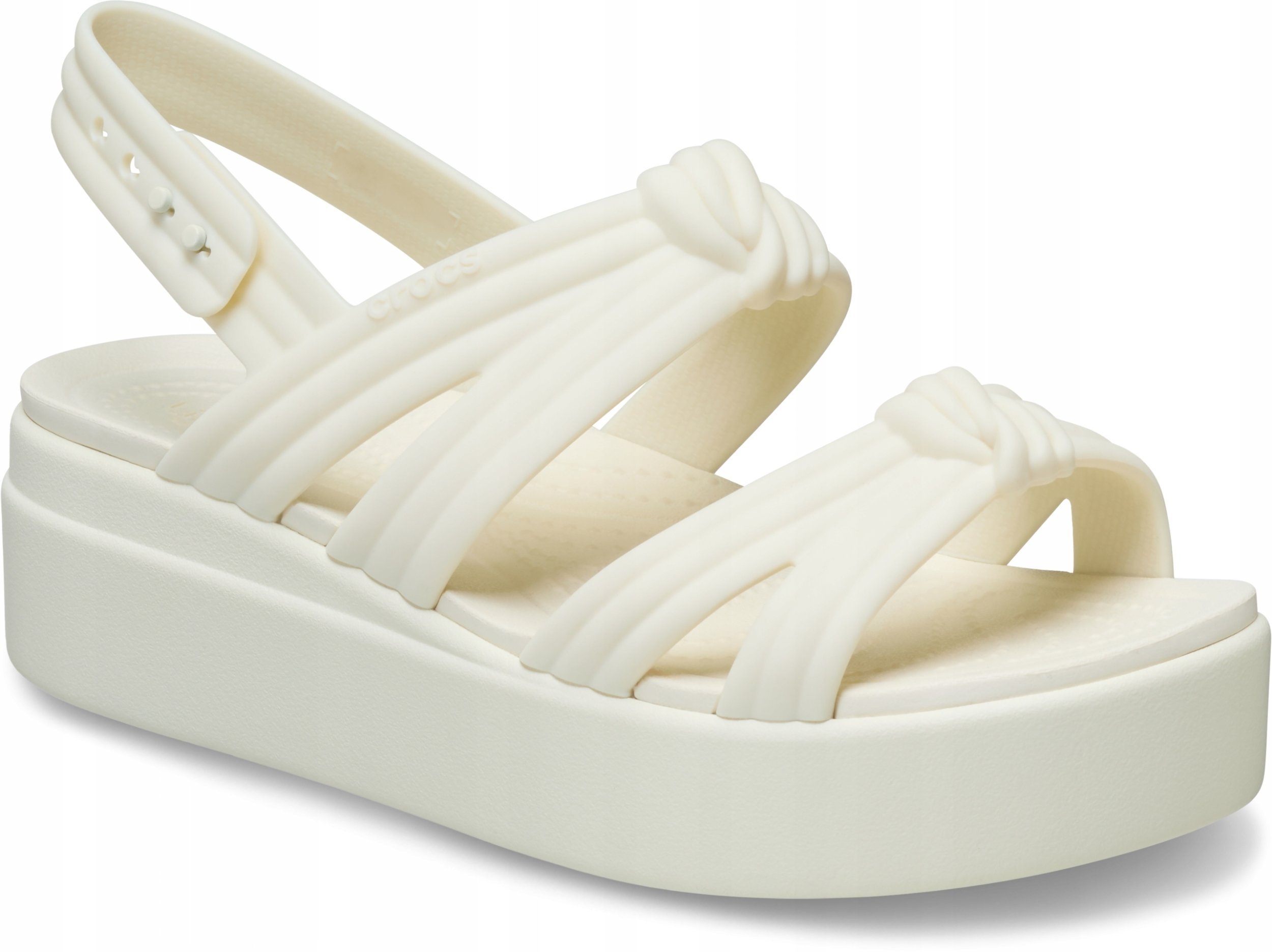 Crocs Crocs Brooklyn Knot Low Wedge Sandal 212864-105 Beżowe 41/42