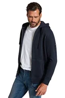Kurtki męskie - JP 1880 Męska kurtka z kapturem, duże rozmiary, duże rozmiary, L-8XL Jay-PI, bluza z kapturem, do 8 XL, granatowa, 3XL 804164730-3XL, Ciemna ultramaryna, 3XL - miniaturka - grafika 1