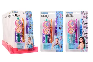 Canenco Create It!, zestaw kreatywny Pisak do robienia tatuażu, 3 szt. - Pozostałe akcesoria dla plastyków - miniaturka - grafika 1