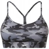 Biustonosze - REEBOK - STANIK SPORTOWY - TS LUX SKINNY BRA - CAMO HE8168 - miniaturka - grafika 1