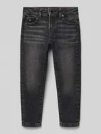 Spodnie i spodenki dla chłopców - Jeansy o kroju straight fit z mieszanki bawełny - miniaturka - grafika 1