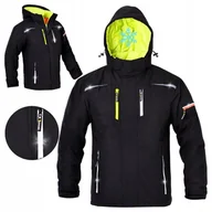 Kurtki męskie - KURTKA ZIMOWA męska Softshell Ocieplana Przejściowa Sportowa z kapturem XL - miniaturka - grafika 1