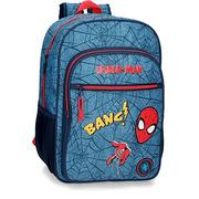Plecaki szkolne i tornistry - Marvel Spiderman Denim plecak szkolny, regulowany, niebieski, 30 x 40 x 13 cm, poliester, 15,6 l - miniaturka - grafika 1