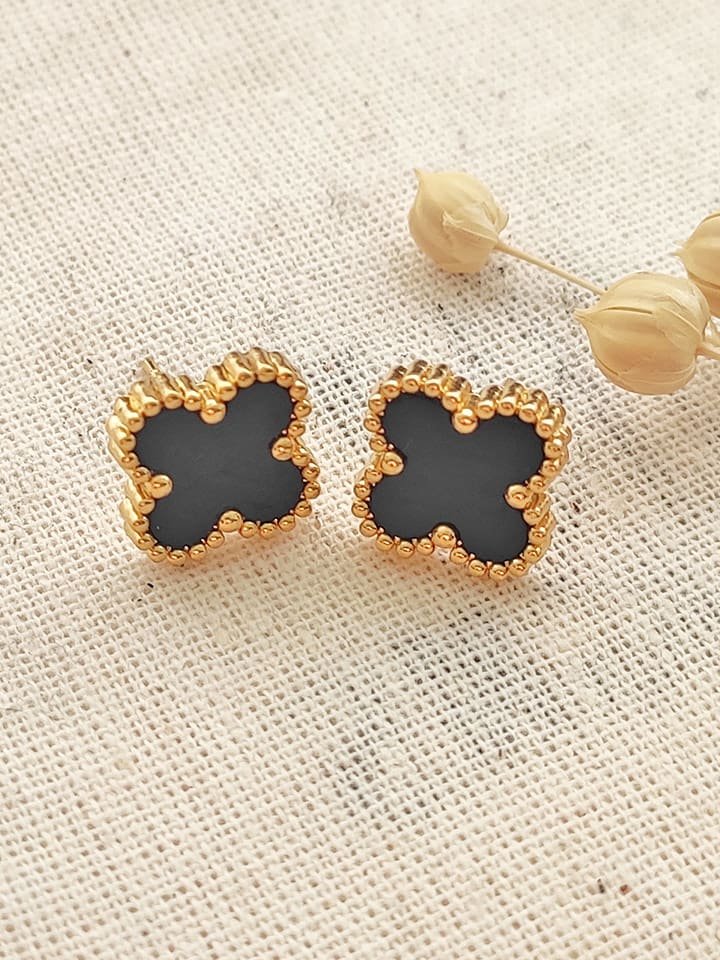 atelier MIU Pozłacane kolczyki-wkrętki