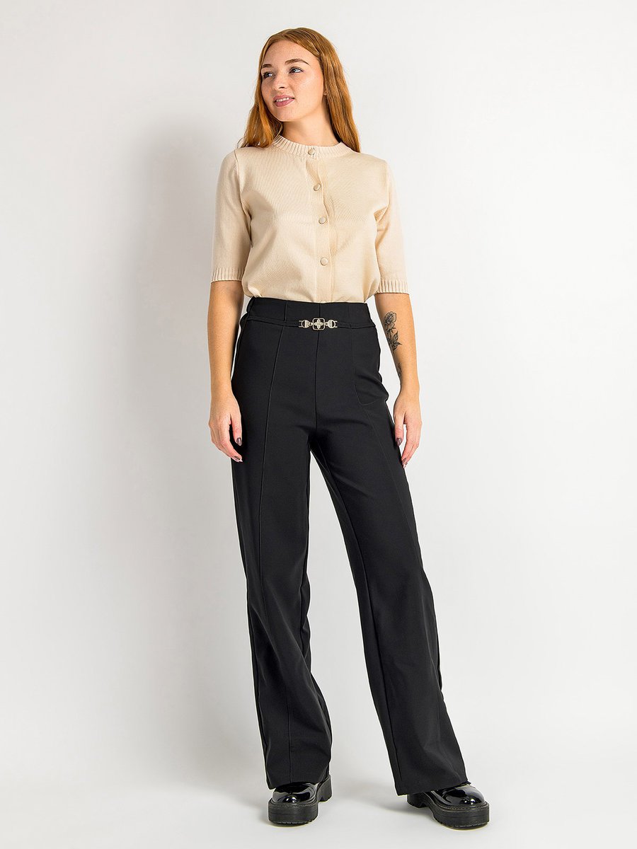 Eleganckie spodnie czarny L