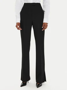 Boss Spodnie materiałowe Tubeka4 50518874 Czarny Slim Fit - Spodnie damskie - miniaturka - grafika 1