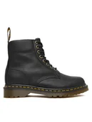Glany damskie - Dr. Martens Glany 1460 Wl Grizzly DM31873001 Czarny - miniaturka - grafika 1