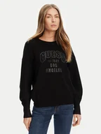 Swetry damskie - Guess Sweter W5YR26 Z26I2 Czarny Regular Fit - miniaturka - grafika 1