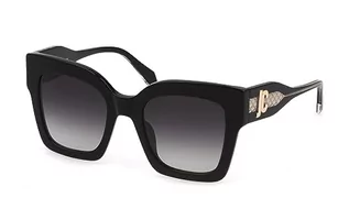 Okulary przeciwsłoneczne - Just Cavalli Okulary damskie, Shiny Black, 52 - grafika 1