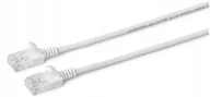 Kable - Microconnect U/Utp Cat6A Slim 7,5M Biały - miniaturka - grafika 1