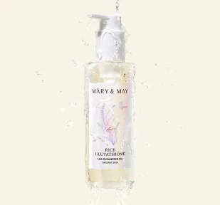 Mary&May Rice Glutathione LHA Cleansing Oil olejek do demakijażu z ekstraktem z ryżu 200 ml - Olejki do mycia twarzy Mary&May Rice Glutathione LHA Cleansing Oil olejek do demakijażu z ekstraktem z ryżu 200 ml - Olejki do mycia twarzy - miniaturka - grafika 1