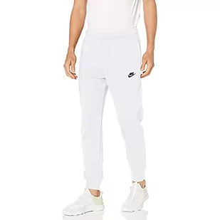 Nike Męskie spodnie sportowe M NSW Club Jggr Bb, biały/biały/czarny, L - Spodenki męskie - miniaturka - grafika 1