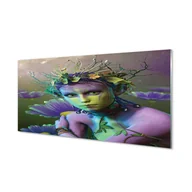 Tablice i flipcharty - Panel szklany za piec Elf kwiaty kobieta 120x60 cm - miniaturka - grafika 1