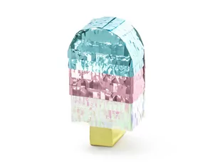 Party Deco Mini piniata Lód - 1 szt. PIN3 - Dekoracje sali - miniaturka - grafika 1
