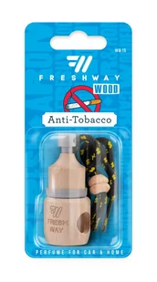 ANTI TOBACCO | FRESHWAY  Normal Wood - Zapachy samochodowe - miniaturka - grafika 1