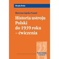 Podręczniki dla szkół wyższych - Lipska-Toumi Marzena Historia ustroju polski do 1939 roku ćwiczenia - mamy na stanie, wyślemy natychmiast - miniaturka - grafika 1