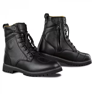 SHIMA Shima Thomson męskie buty motocyklowe, krótkie, skórzane, 46 EU, czarny - Buty motocyklowe - miniaturka - grafika 1